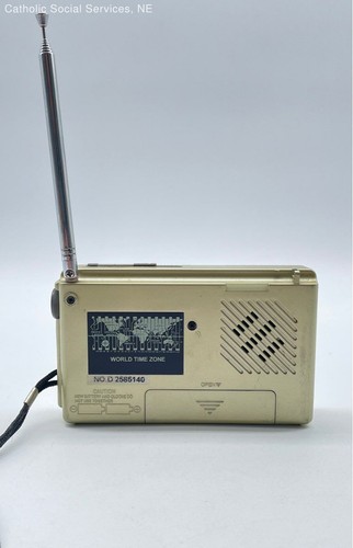 Bell & Howell Przenośny 9-pasmowy odbiornik światowy FM / MW / SW Radio - Testowane / Działa - Zdjęcie 3 z 5