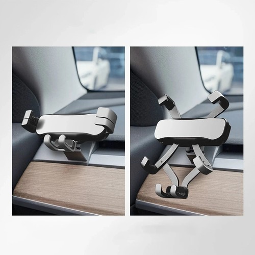 For Tesla Model Y/3 Adjustable Gravity Car Mount Stand Mobile Phone Holder Stand - Picture 12 of 13