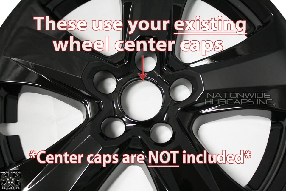 Set Of 4 Silver Hub Caps For Toyota RAV4 LE 2019-2025 – 17” Full Rim Wheel Covers, Easy Snap-On, Anti-Fade