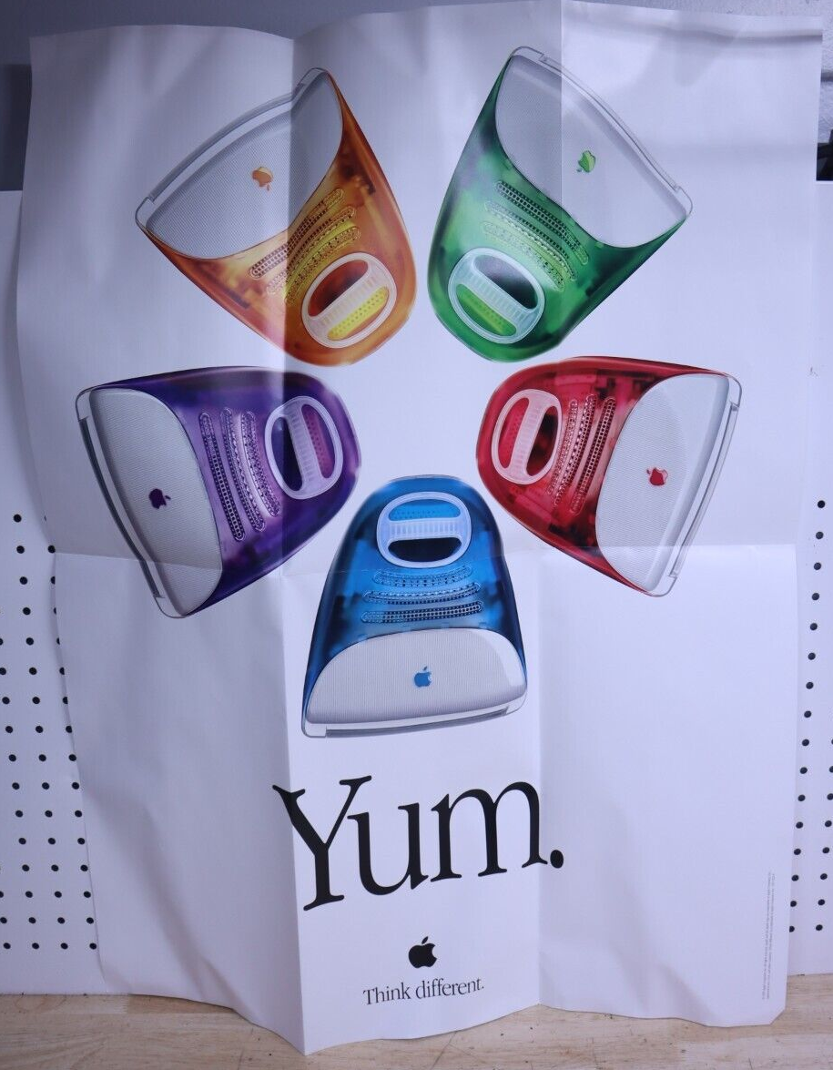 muku　Apple Poster muku Apple Poster Vintage Retro Apple Poster Apple Mac Art