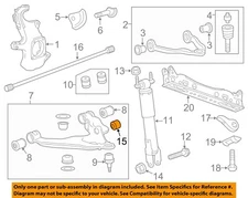 GM OEM 11-19 Sierra 2500 HD Suspension Components-Shock Lower Insulator 25803377