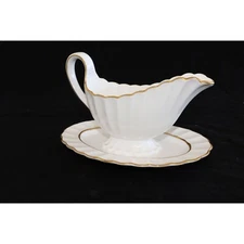 Vintage Spode Midas Bone China England  Gravy Boat & Underplate Midas by SPODE G