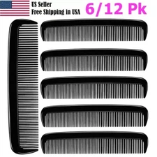 6/12 Pocket Hair Comb 5" Beard & Mustache Combs for Men's Hair Beard Barber