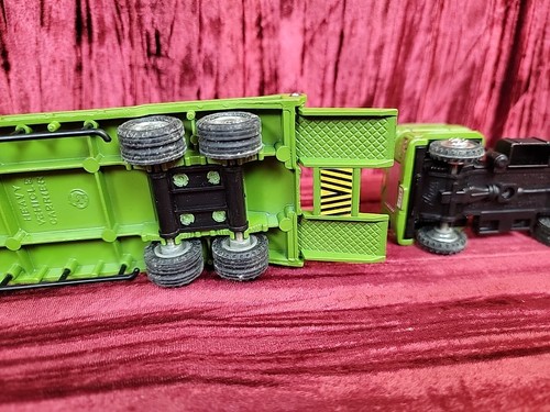 VINTAGE Shinsei Mini Power 4137 Hino Articulated Heavy Vehicle Carrier DIECAST - Picture 22 of 23