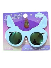 Unicorn Sunglasses for Girls UV Protection, Dress Up Costume Party, Sun-Staches
