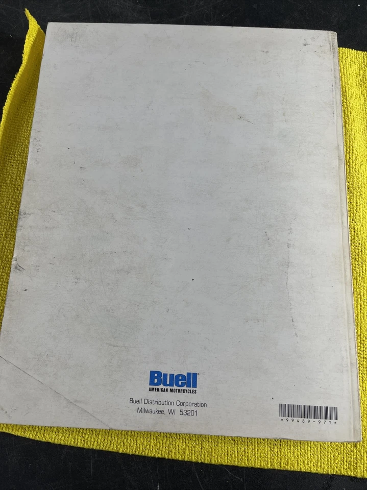 Harley 1997 Buell Thunderbolt/Touring manual de servicio de fábrica 99489-97Y Foto 3 de 4