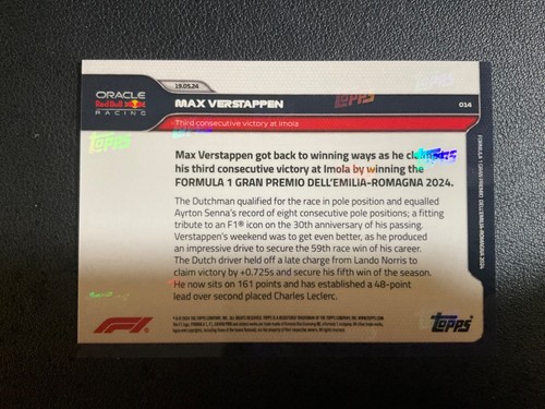 *PICK YOUR CARD* 2024 Topps Now Formula 1 F1 Base Set (UPDATED Jan 22, 2025) - 第 38/172 張圖片