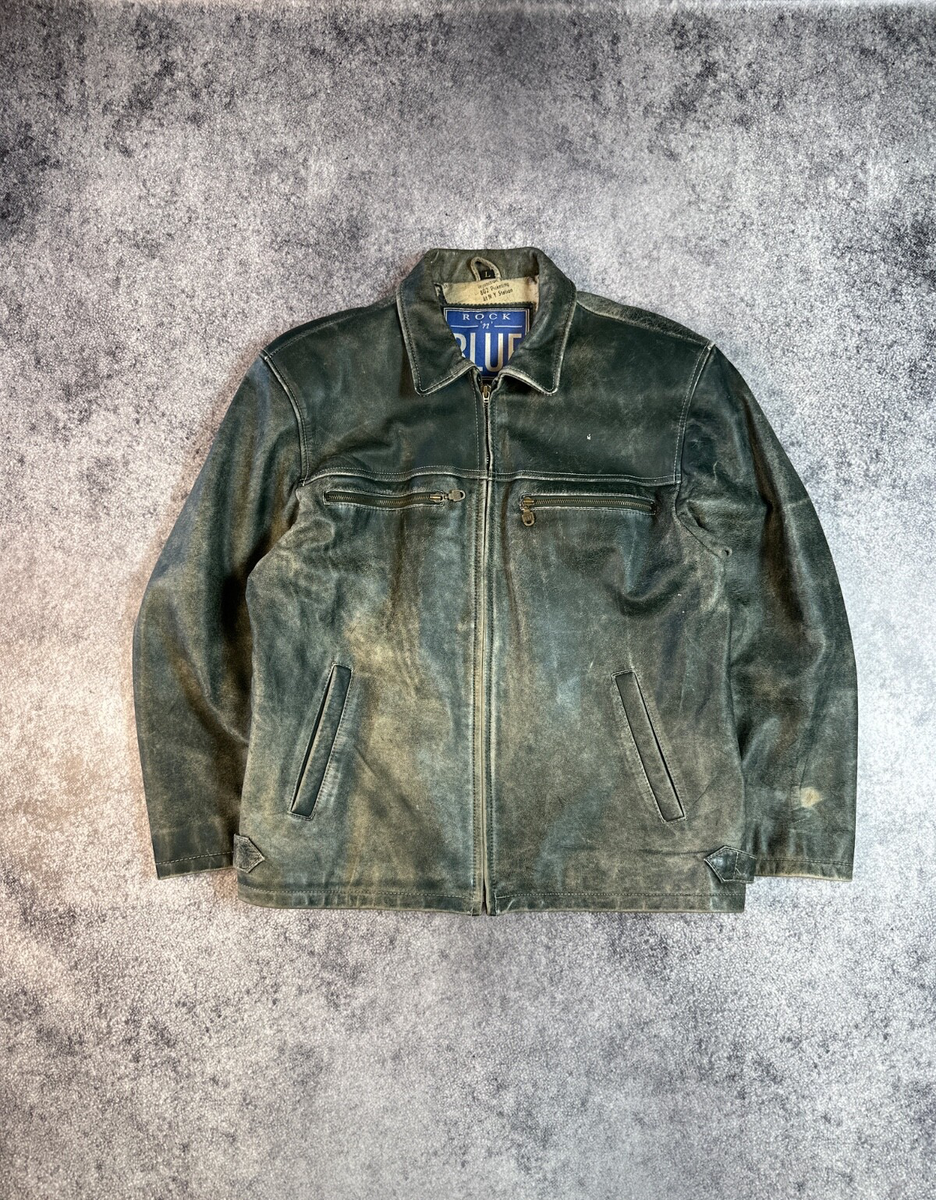 ジャケット・アウター y2k vintage leather jacket type G-1 G1 RSH LeatherCraft G1 Distressed Brown Goatskin Leather Bomber