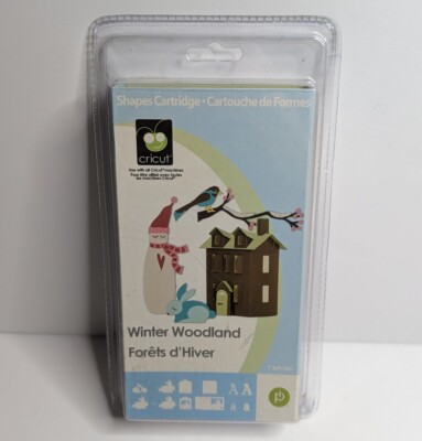 Cricut Winter Woodland Shapes Cartridge 29-1046 Provo Craft Complete 2009