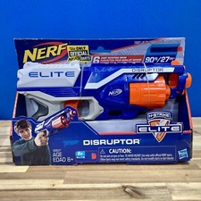 NERF Disruptor Elite Blaster 6-Dart Rotating Drum With 6 Elite Darts NEW