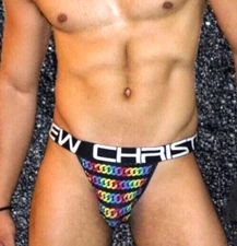 Andrew Christian Pride Chain Jock - 91864 - Medium & Large