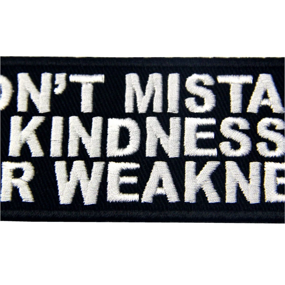 Iron on Sew On Patches transfers Embroidery patch Badges Applique  Rock kindness - Image 2 of 4
