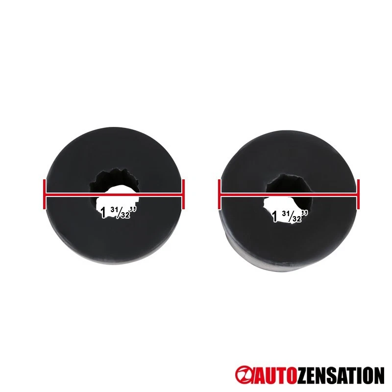 Fit 1979-2004 Ford Mustang Black Bushings Fit Rear Lower/Upper Control Arm Foto 2 de 4