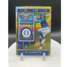 2020 Panini Contenders Optic Bo Bichette RC Gold Prizm #1 /10 Blue Jays