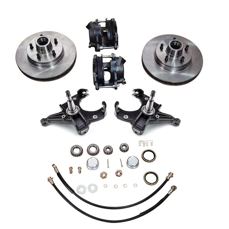 2.5" Drop Spindle & Disc Brake Conversion Kit For 1973-1987 Chevy C10 GMC Truck Foto 2 de 4