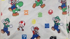 Super Mario Bros Nintendo Twin Flat Sheet 2020 Kids Bedding Mario Luigi Yoshi