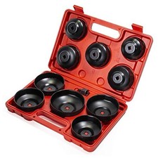 10-Pieces Universal Oil Change Filter Cap Wrench Cup Socket 3/8" inch Square