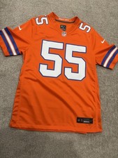Cody Barton Denver Broncos 1977 Old School Jersey. Size Medium