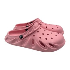 Women's Garden Clogs Lightweight Slip-On Water Shoes, Pink, Size 8.5 US