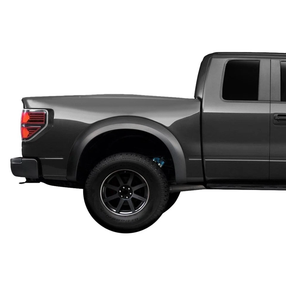 For Ford F-150 2004-2014 Duraflex Bulge Style Fiberglass Rear Fenders Unpainted Foto 2 de 4