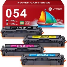 054 Toner Cartridge Set for Canon 054 054H CRG-054 for Color imageCLASS MF644...