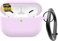 For Airpods Pro 2Nd Generation Case Cover with Keychain,Soft Silicone Skin Prote