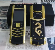 Telefono cellulare VERTU V10 metallo nero oro drago lusso bar telefono copia Vertu