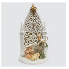 Illuminated Porcelain Nativity