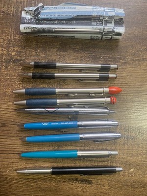Random Lot of Pens - Zebra - Paper Mate - Parker - Rite point - Sheaffer
