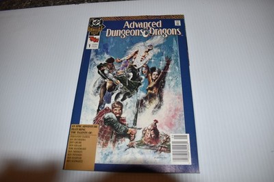 Advanced Dungeons & Dragons Annual #1 Newsstand (1990, DC Comics)  (MYA68)