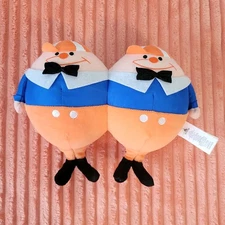 Disney Store Mary Blair Alice in Wonderland Tweedle Dee and Tweedle Dum Plush