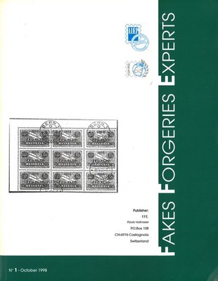 FAKES - FORGERIES - EXPERTS, No. 1 (October 1998)