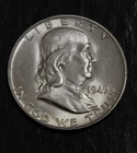 1949 D Franklin Half Dollar Choice BU   Lot 3296