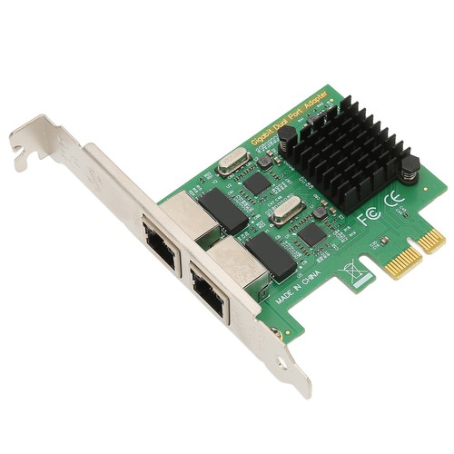 Pci E Nic Netzwerkkarte 2-Wege-Rj45-Anschluss Für Rtl8111G-Chipsatz Pcie X1 KUI - Photo 6/23