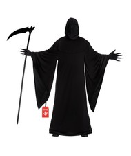 Grim Reaper Costume for Men, Adult Halloween Outfit, Spooky Party Wear