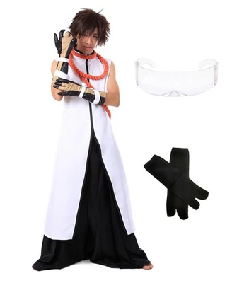 Kaname Tosen Cosplay Halloween Costume Arrancar Commander Set V2 Size Kid-US3XL - Image 1 of 4