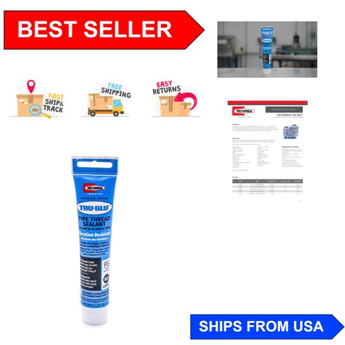 Flexible PTFE-Enriched Pipe Thread Sealant - 1.75 oz for High Vibration Areas
