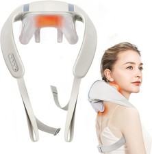 Shiatsu Back Shoulder  Neck Massager with Heat Electric Deep Tissue 5D Kneading