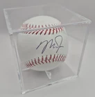 Mike Trout Signed Baseball With Display Cube and Autogragh COA