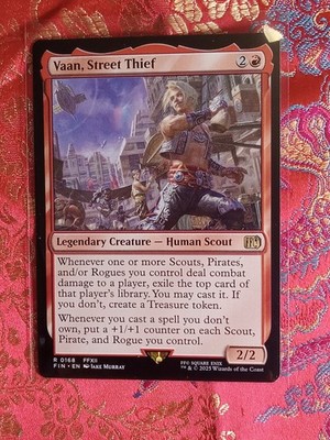Vaan, Street Thief Final Fantasy Magic The Gathering MTG Rare Card