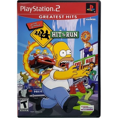The Simpsons Hit And Run Greatest Hits - Sony Playstation 2 PS2 Pristine