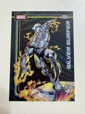 2026 Topps Chrome Marvel Silver Surfer Black Wave Refractor /10 #157
