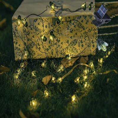 Solar Firefly Lights 30 Led Solar Fireflies Lightning Bugs Fairy String Lights O