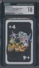 2021 Pokemon Playing Cards Pocket UNO - +4 Eeveelutions CGC 10 GEM MINT