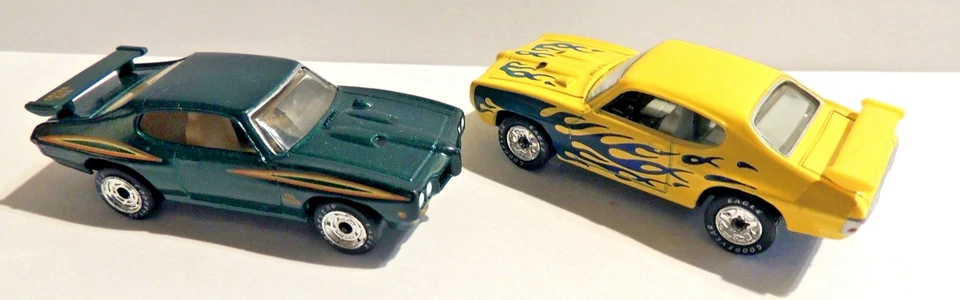 Matchbox Premiere~ ’70 Pontiac GTO Duo w/GoodYear RR’s~2 loose/mint-new GTO's - Image 3 of 4