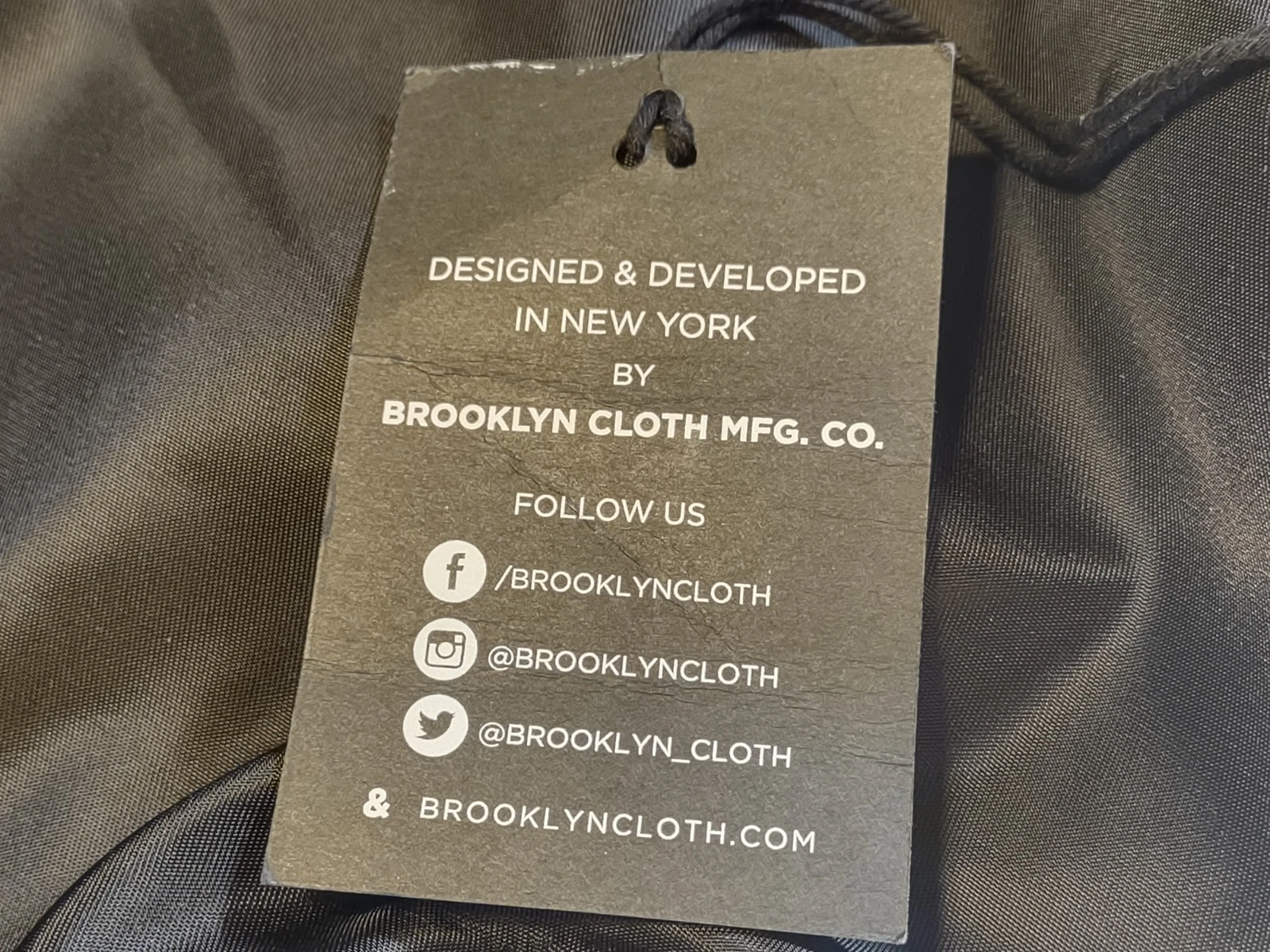 NWT - Brooklyn Clothing MFG - Men's Black Bomber Jacket - Large  image 5