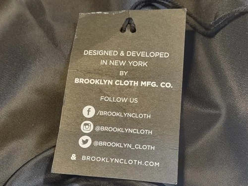 NWT - Brooklyn Clothing MFG - Men's Black Bomber Jacket - Large  image 5