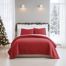 Full/Queen Quilt Bedding Set, Microfiber Quilts Full / Queen 06 - Chili Pepper