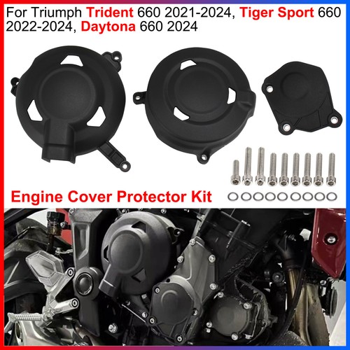 Kit protector de cubierta de motor para Triumph Trident 660, Tiger Sport 660, Daytona 660 - Imagen 1 de 15