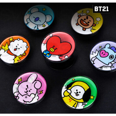 EXAMPLE BT21 ROUND LOGO LIMITED 白 EXAMPLE BT21 ROUND LOGO LIMITED 白 BT21 Official Stamp – k